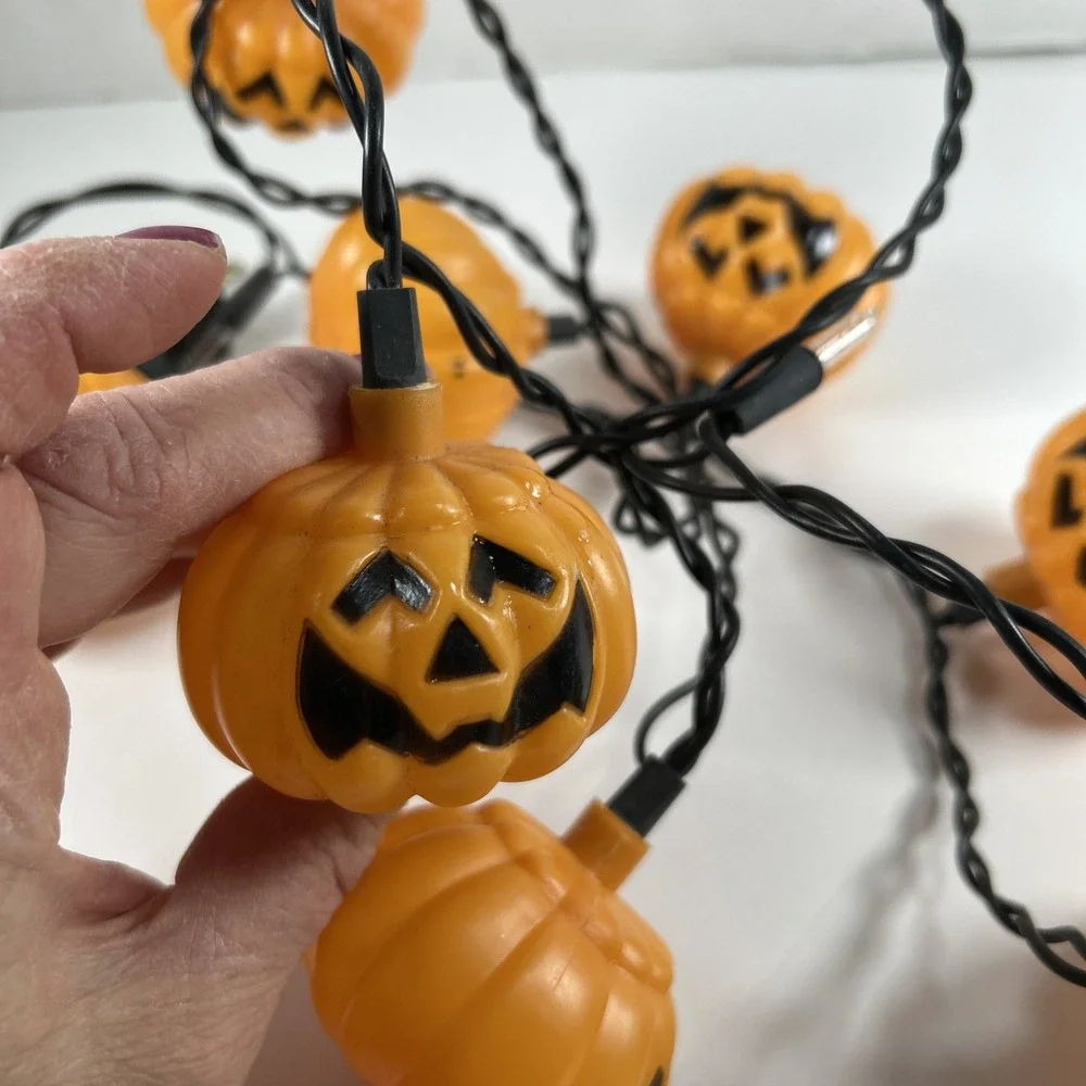 Pumpkin Halloween Face Twinkle Lights Cover Plastic‎ Replacement
